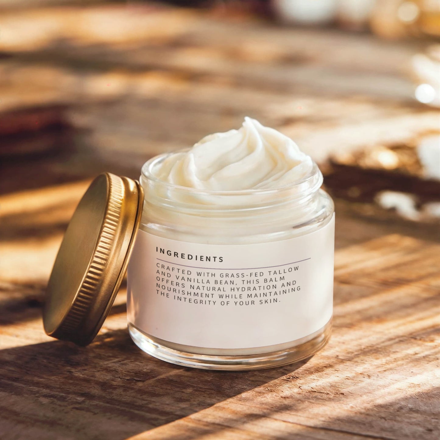 Véla Skin: Whipped Grass-Fed Tallow Balm with Vanilla Bean